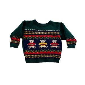 Boys Christmas Sweater Vintage